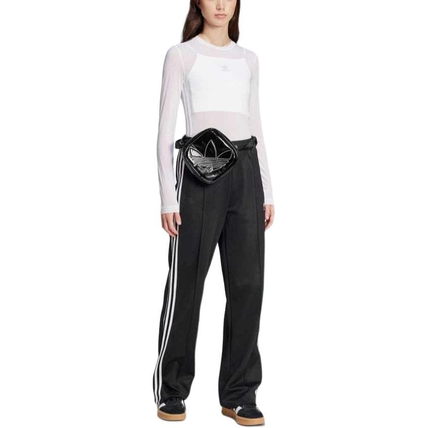 Штаны Adidas Originals Вязаные Спортивные Штаны Женские Черные - изображение 3