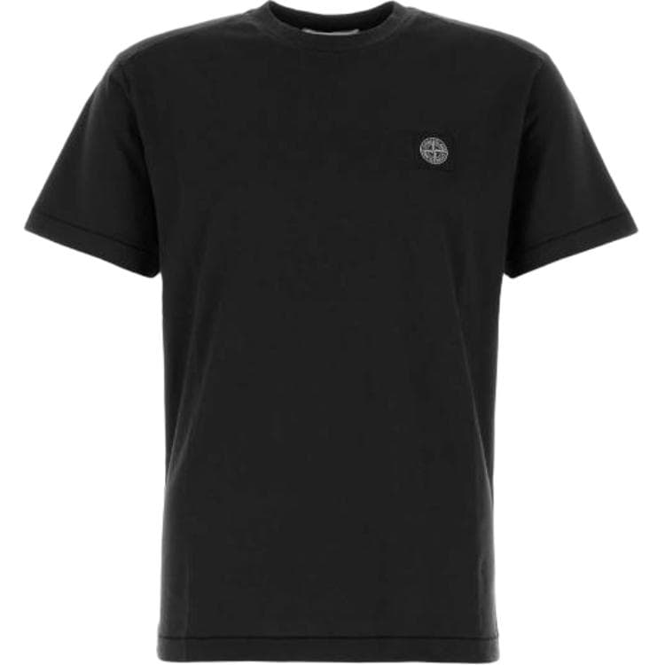 Футболка Stone Island Черные Мужские T-Рубашки - изображение 1