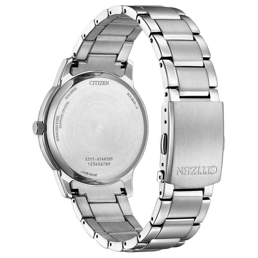 Часы CITIZEN Eco Drive Освежающий вариант кварцевый механизм часы на запястье из нержавеющей стали 40 мм мужские часы - изображение 3