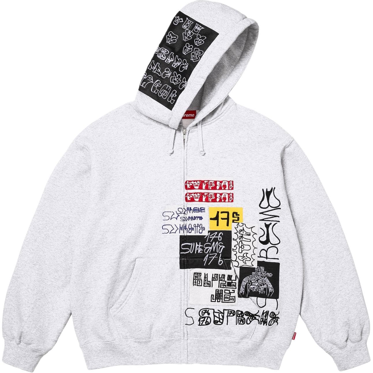 Худи Supreme FW25 WEEK11 176 Толстовка на молнии Унисекс - изображение 1