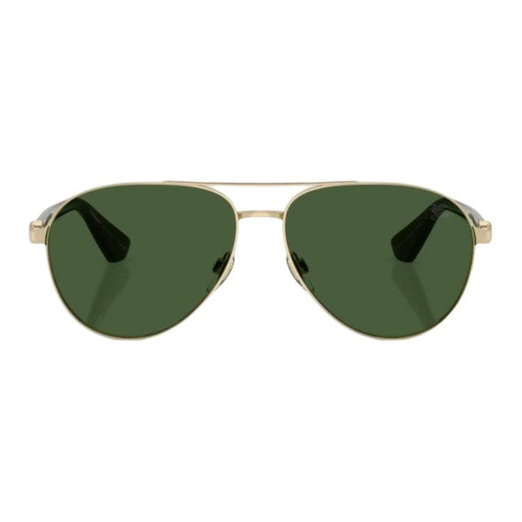 Солнцезащитные очки Burberry Металлические Aviator Солнцезащитные очки Мужские Светло-Золотые - изображение 2