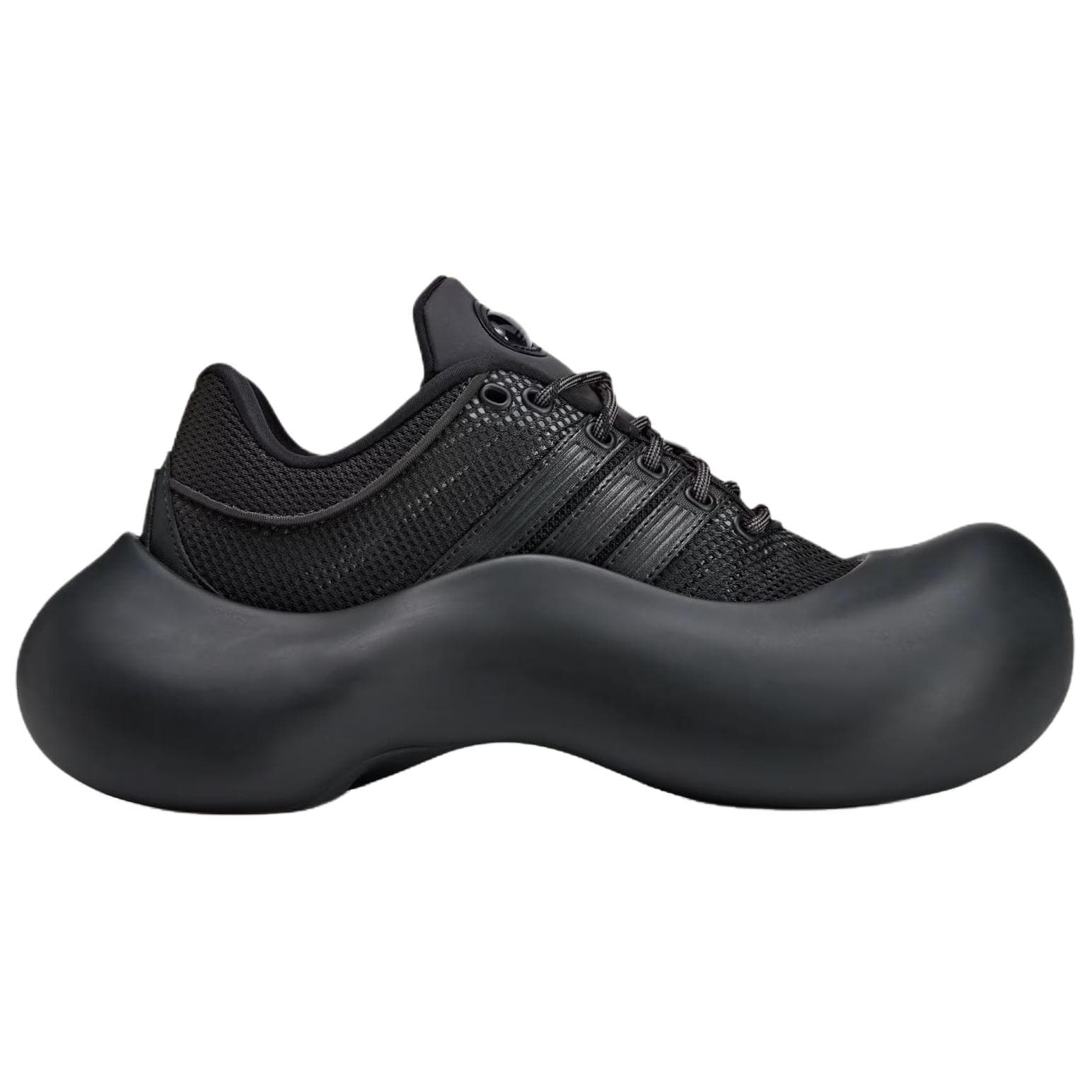 Кроссовки AVAVAV X adidas originals Moonrubber Megaride Дышащая Повседневная Обувь Женская Черная - изображение 2