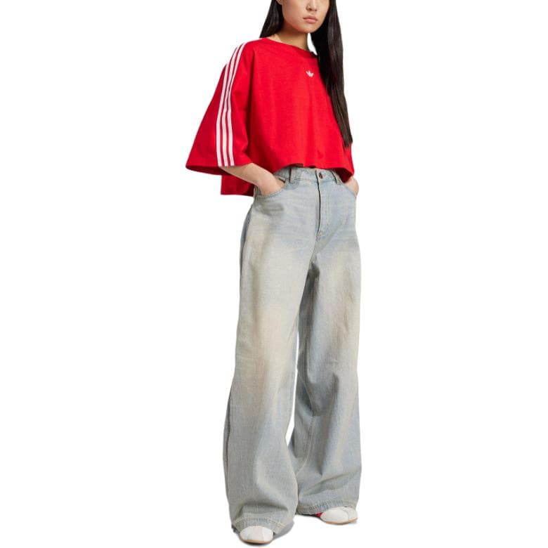 Джинсы Adidas Джинсы Женские Освежающий вариант Индиго - изображение 4