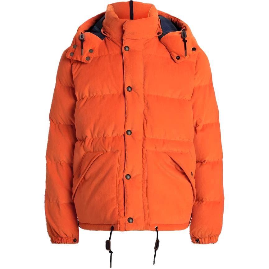 Зимняя куртка Polo Ralph Lauren Мужской пуховик Преппи Оранжевый - изображение 1