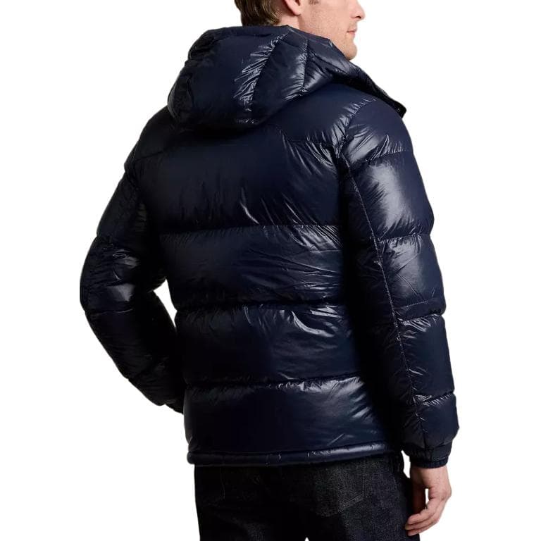 Зимняя куртка Polo Ralph Lauren Мужской пуховик синего цвета - изображение 5