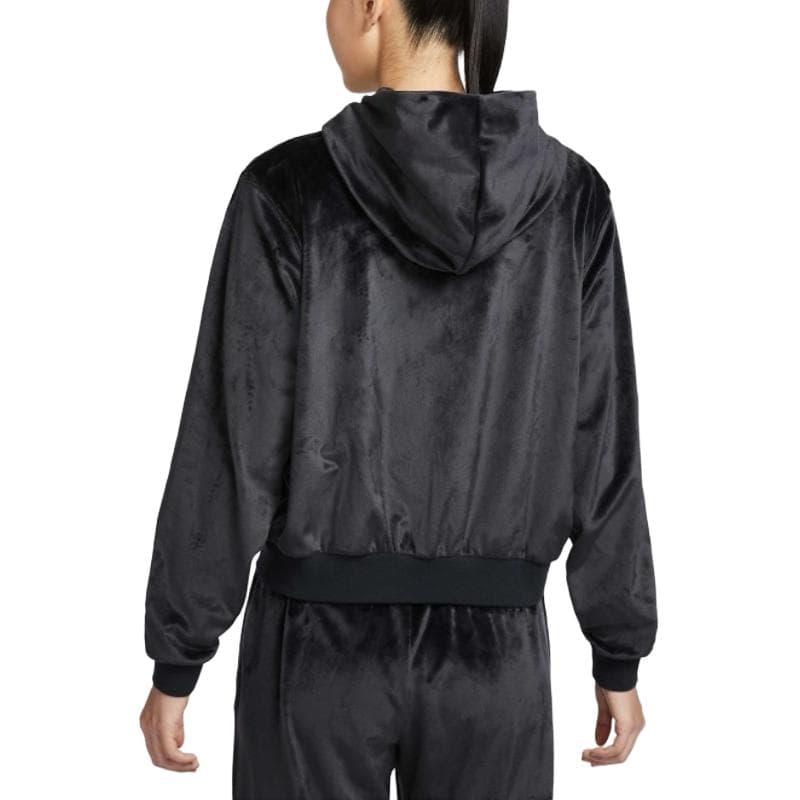 Куртка NIKE NSW NK CHLL VLR FZ HDY Куртки и пальто Женские Черный - изображение 4