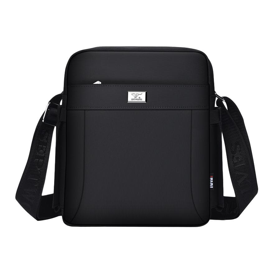 Мини-сумка SEPTWOLVES Oxford Crossbody Bag Сумка через плечо Мужская Черная - изображение 1