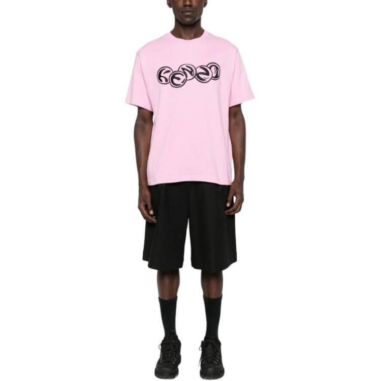 Футболка KENZO Розовые Мужские T-рубашки - изображение 2