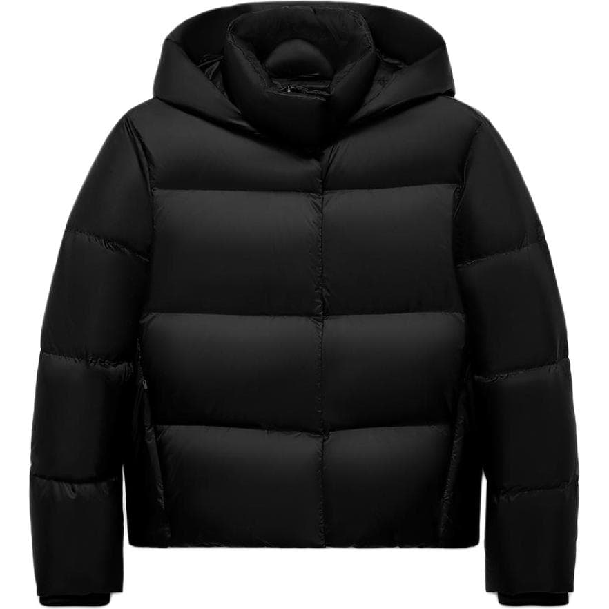 Пуховик ZARA Черный Женский Пуховик - изображение 1