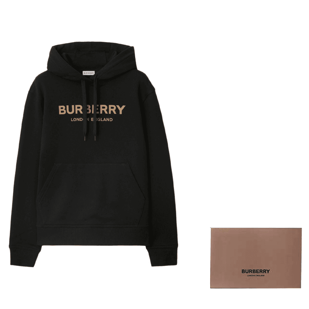 Худи Толстовка Burberry Женское Черное - изображение 4