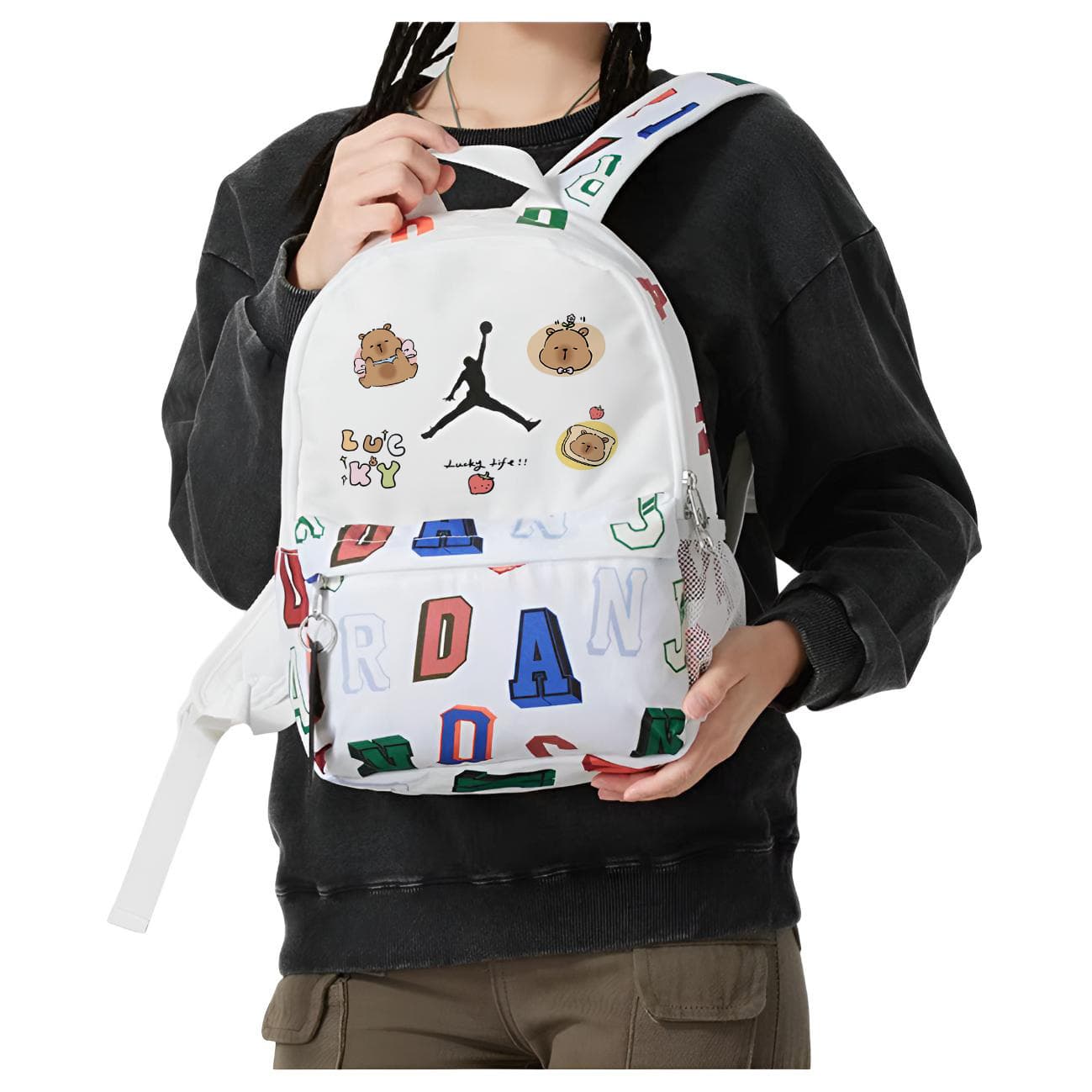 Рюкзак Jordan Custom Backpack Black Cat - изображение 14