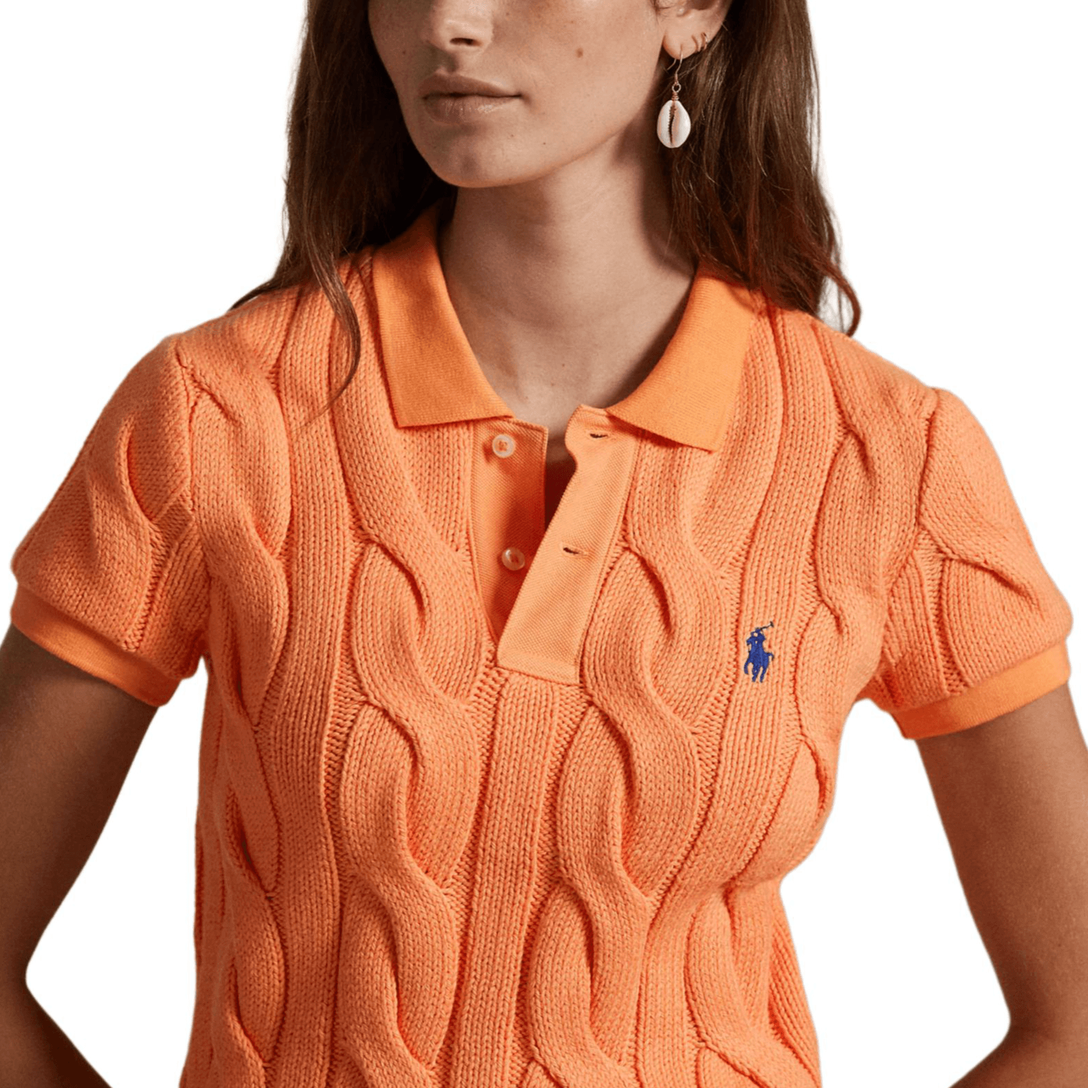 Кофта Polo Ralph Lauren fw25 Трикотаж Смешанная поставка Женские Апельсин - изображение 5