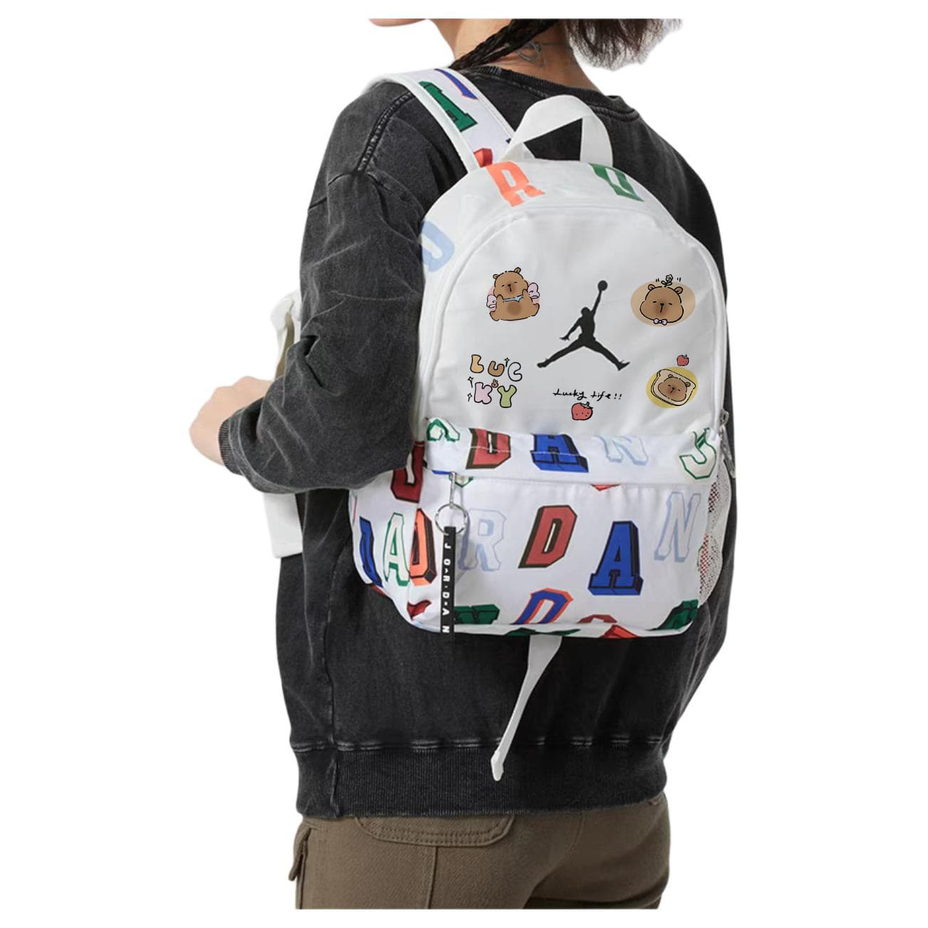 Рюкзак Jordan Custom Backpack Black Cat - изображение 15