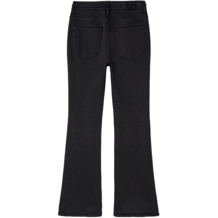 Джинсы KARL LAGERFELD / Karl Lagerfeld Jeans Премиум джинсы-клеш со скрытой молнией женские - изображение 2