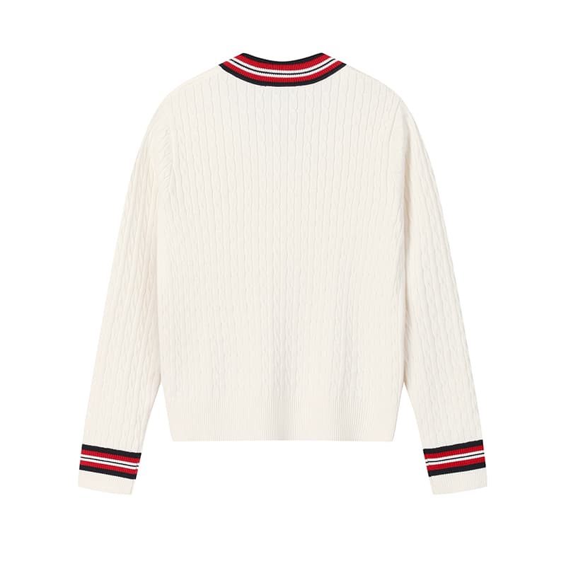 Кардиган Fila Heritage Свитер Женский Облачный Белый - изображение 2