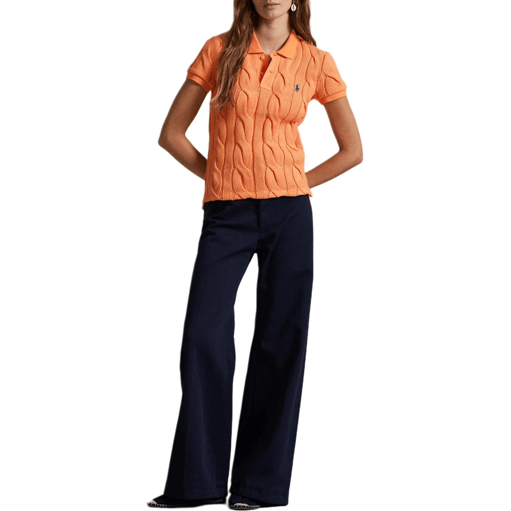 Кофта Polo Ralph Lauren fw25 Трикотаж Смешанная поставка Женские Апельсин - изображение 3