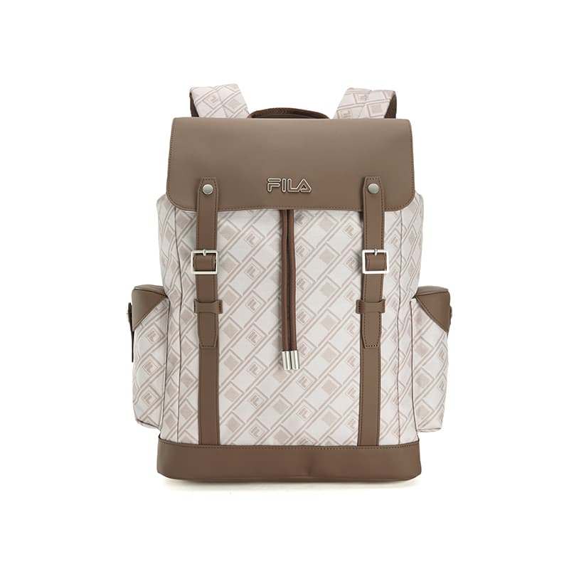 Рюкзак Fila Heritage Ткань ПУ (полиуретан) Рюкзак Стандартный (стандартный) Мужской Светлый Песочный - изображение 1