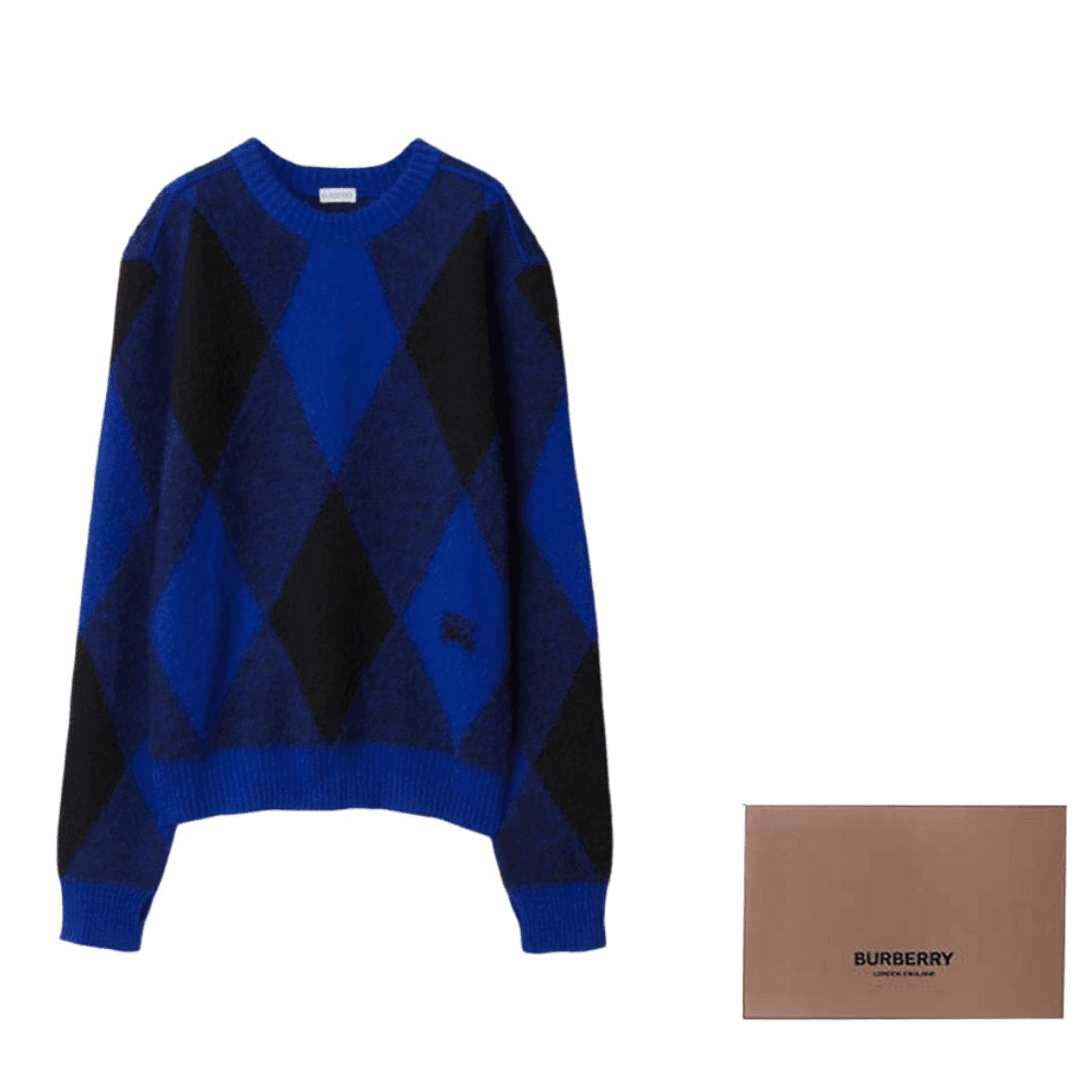 Burberry Argyle Wool Sweater - изображение 8