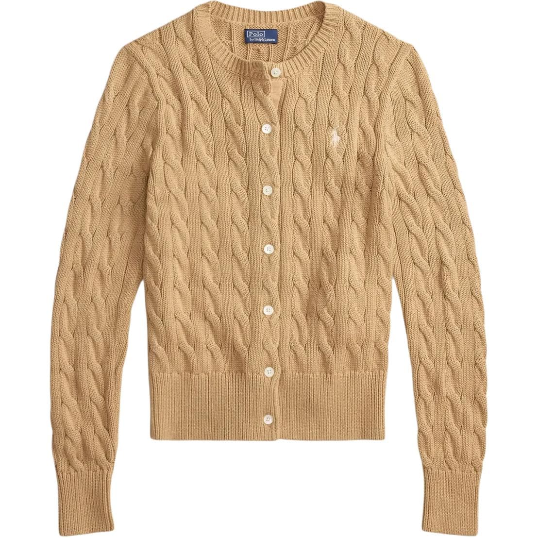 Кофта Polo Ralph Lauren Трикотаж Облегающий крой Женский Винтаж Хаки - изображение 1