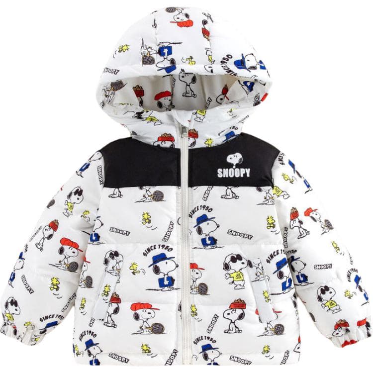 SNOOPY Белый KIDS Пуховики - изображение 1