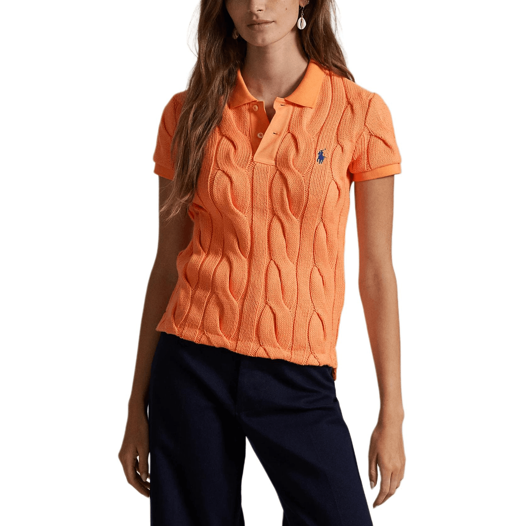 Кофта Polo Ralph Lauren fw25 Трикотаж Смешанная поставка Женские Апельсин - изображение 2