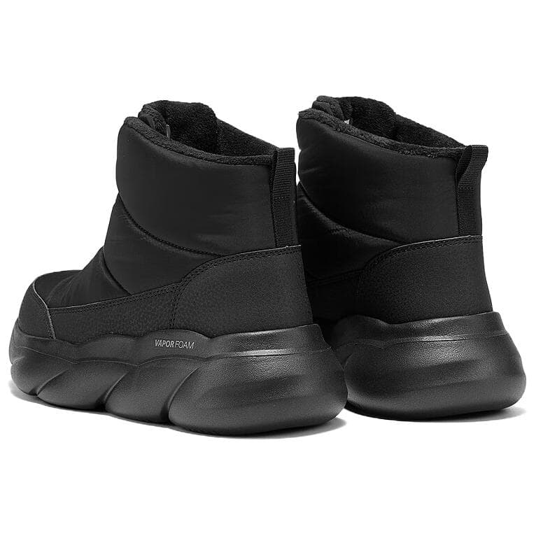 Ботинки зимние Skechers Modern Comfort Теплоизоляционный Лодыжка Длина Сноубутсы Женские Чисто черный - изображение 4