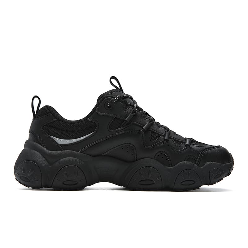 Кроссовки FILA FLUID 7 Высота Увеличивающие Низкие Кроссовки с Толстой Подошвой Женские Черные - изображение 2