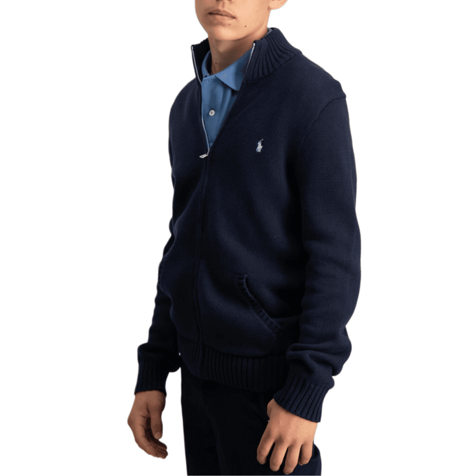 Polo Ralph Lauren Свитер FW24 Стандартный размер Темно-синий Подростки - изображение 6
