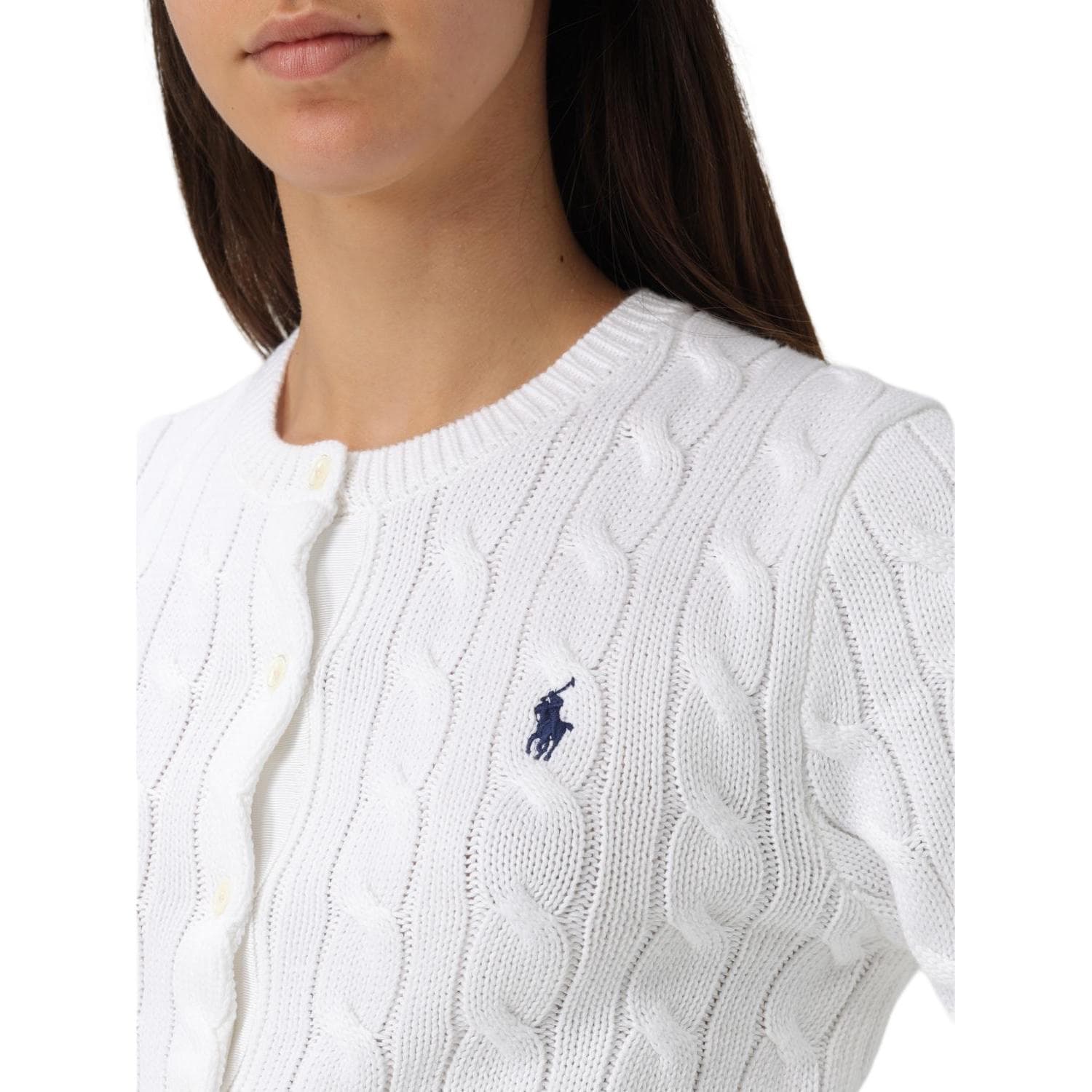 Кофта Polo Ralph Lauren Трикотаж Стандартный Размер Женский Белый - изображение 5