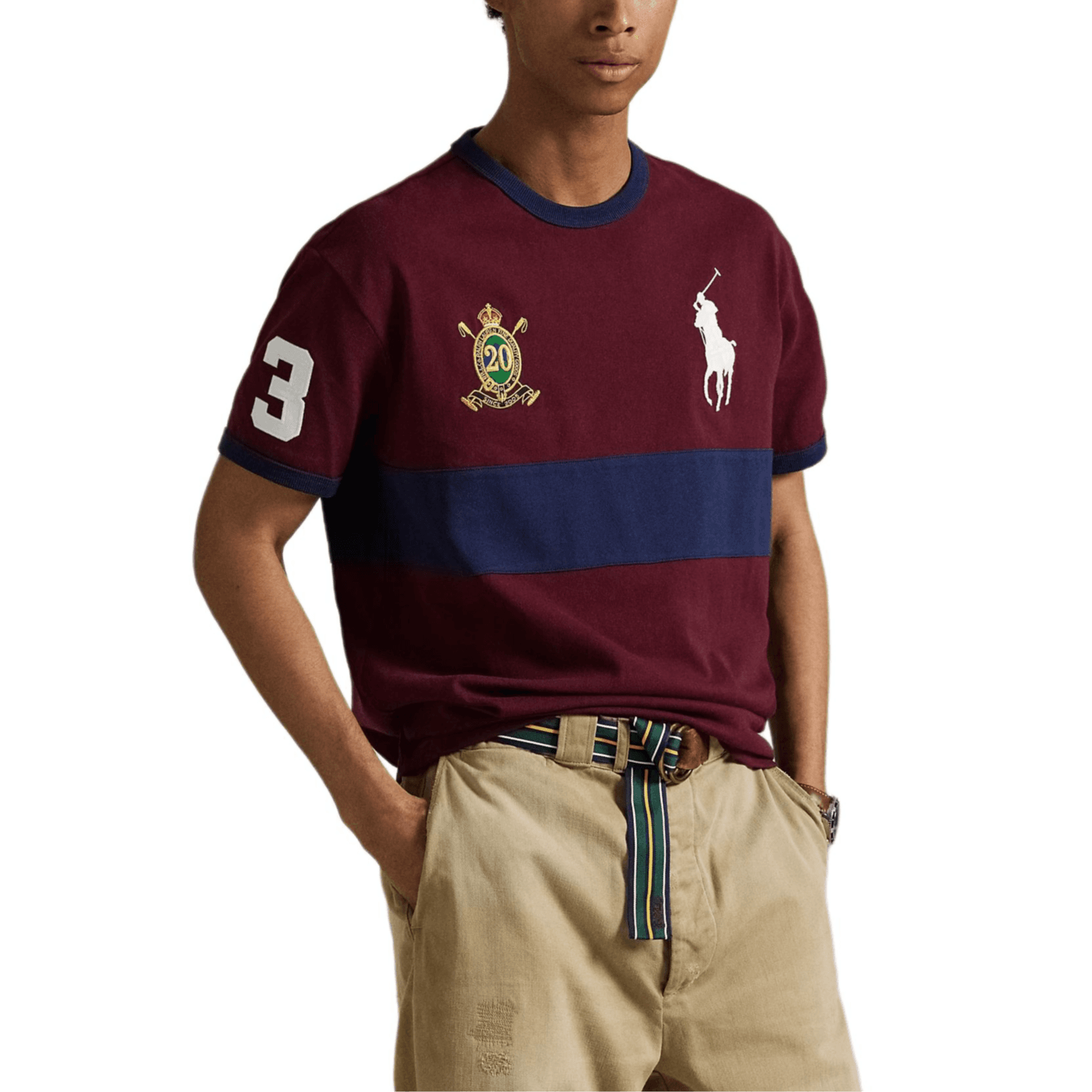 Футболка Мужская рубашка Polo Ralph Lauren T - изображение 4