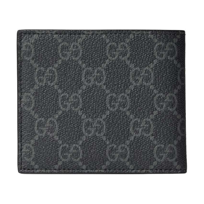 Кошелек GUCCI Покрытие Ткань Кошелек Мужской Черный Серый - изображение 5