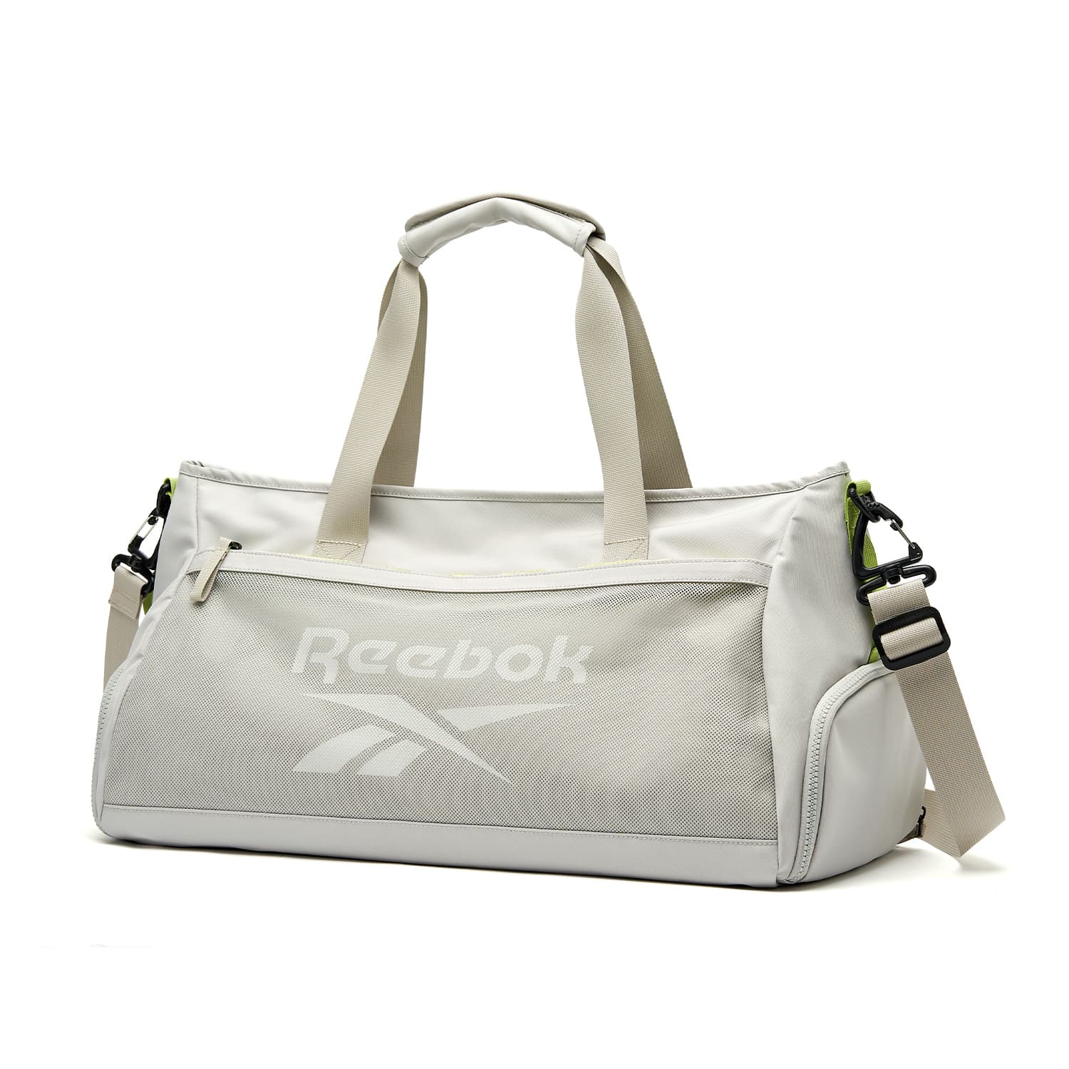 Спортивная сумка REEBOK Ткань Настольный Спортивные сумки Унисекс Серебристо-серый Обсидиановый черный Хаки - изображение 2