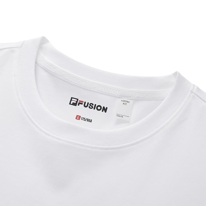 Футболка FILA FUSION FOB T Рубашка Унисекс Стандартная Белая - изображение 3