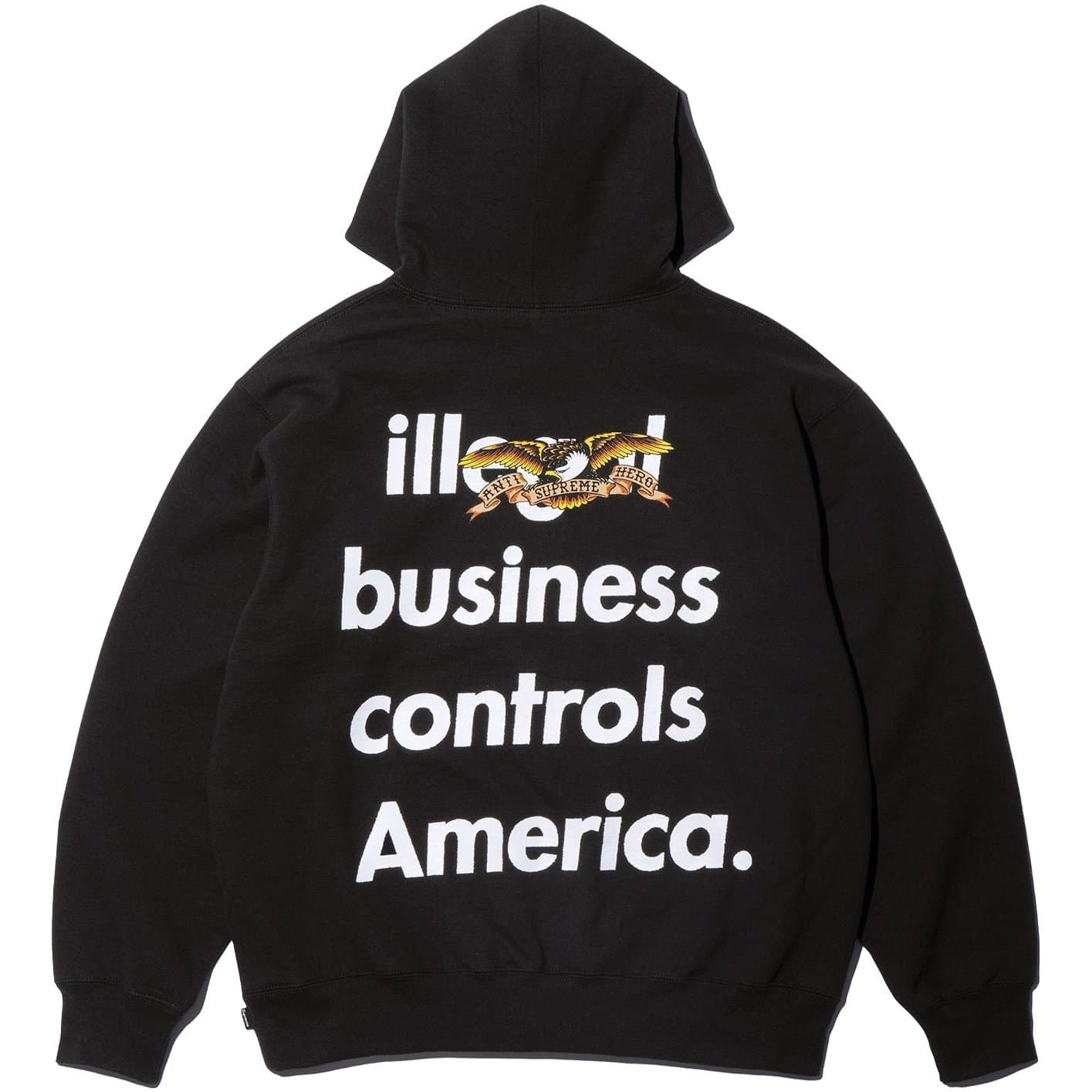 Кофта Supreme x ANTIHERO FW25 WEEK12 Худи Свитшот Унисекс - изображение 2
