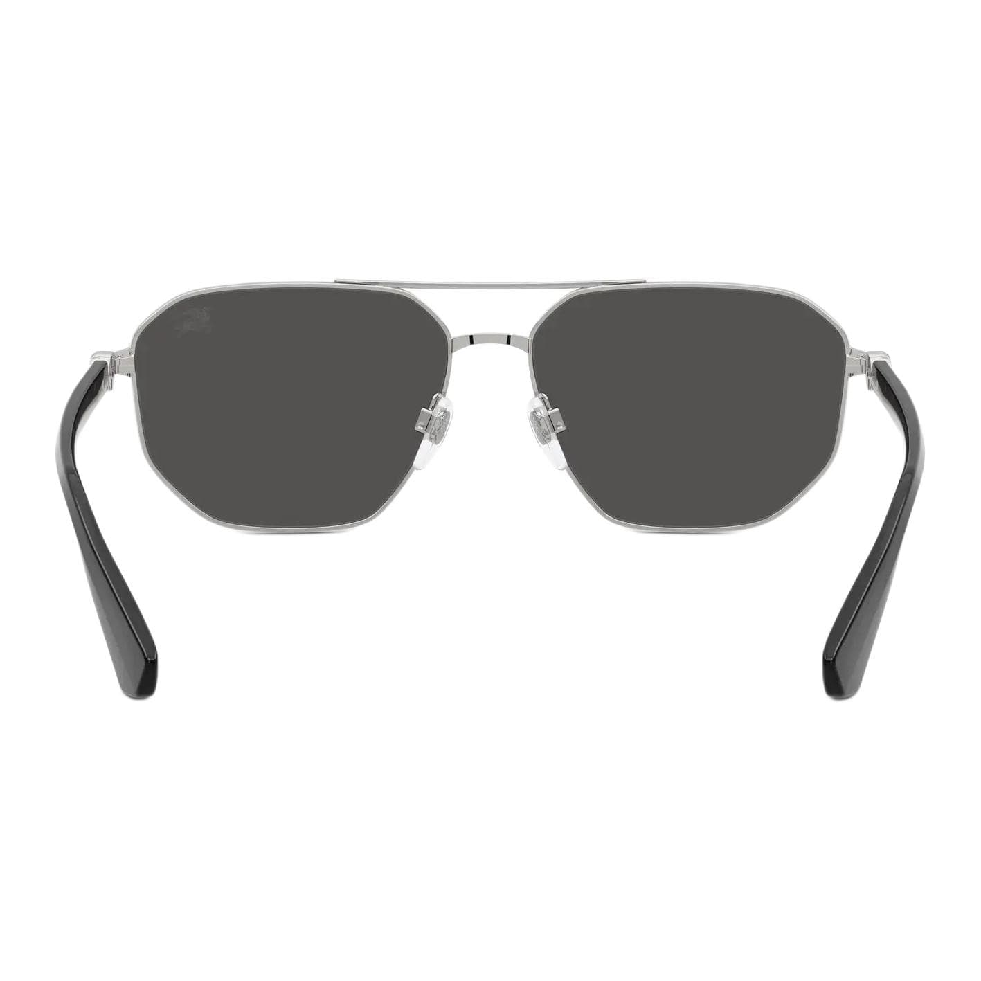 Солнцезащитные очки Burberry Aviator Сплав Солнцезащитные очки Унисекс Черный Серебряный - изображение 3