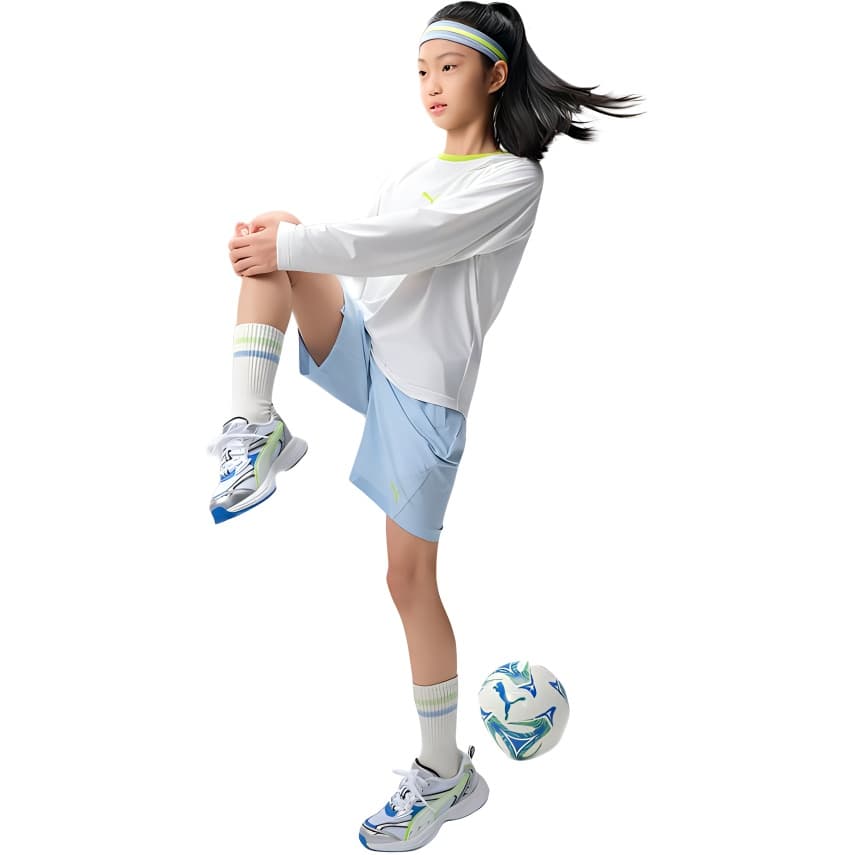 PUMA Performance Шорты Детские Ледяной Синий - изображение 2