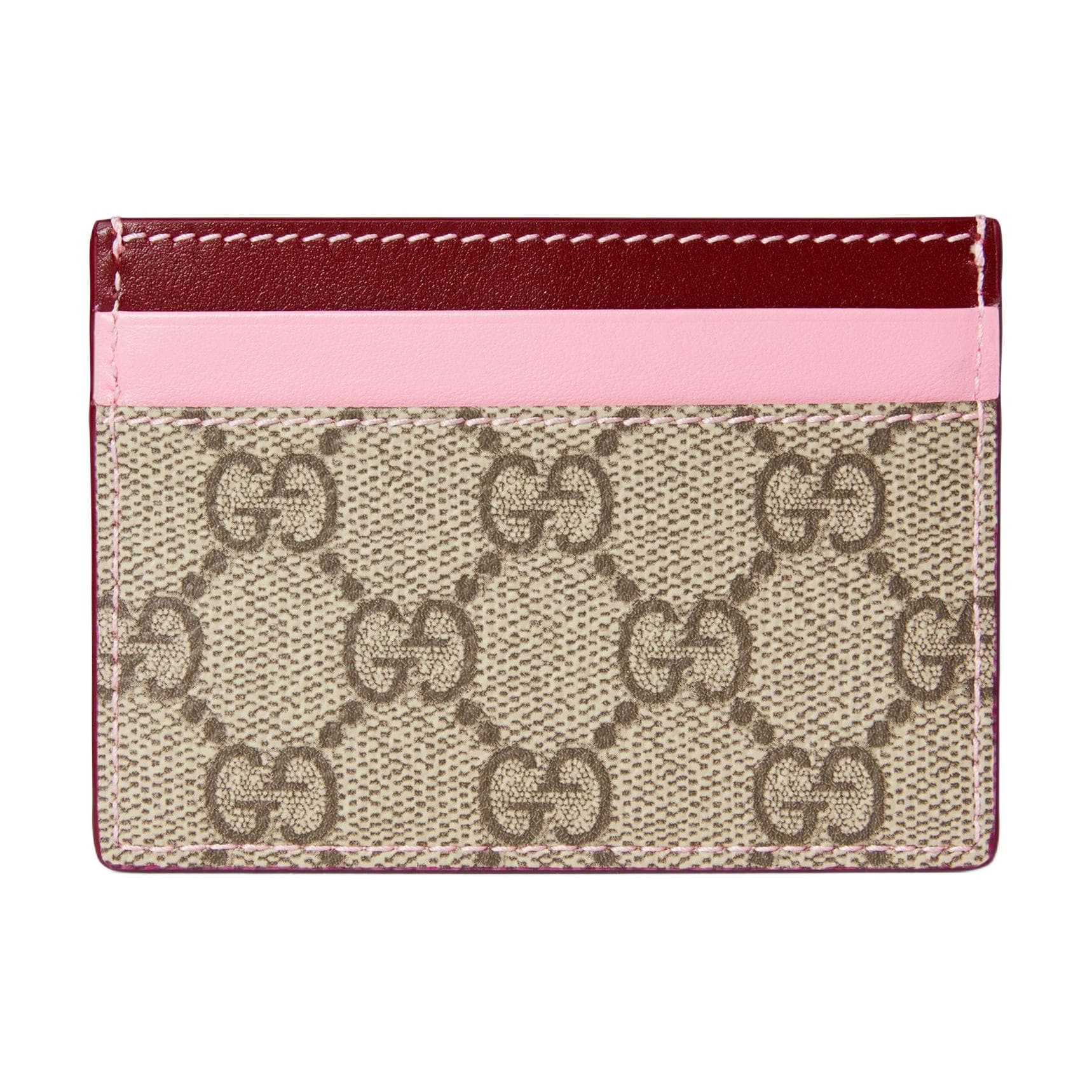 Картхолдер Gucci Ткань Визитницы Женские Бежевый — фото 3