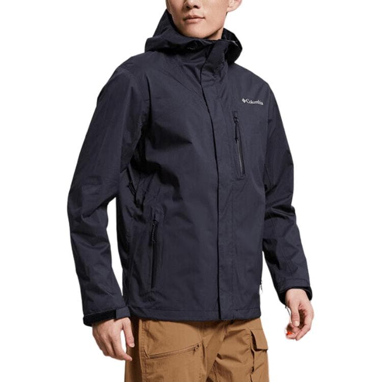 Демисезонная куртка Коллаборация Columbia City Outdoor Collection Черные Мужские Ветровки - изображение 4