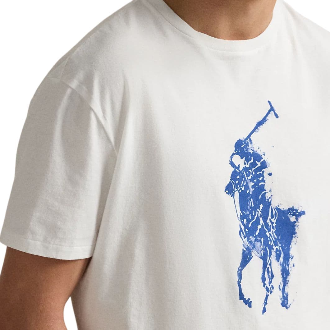 Футболка Polo Ralph Lauren Big Pony T Рубашка Классическая Версия Мужская Белая - изображение 6
