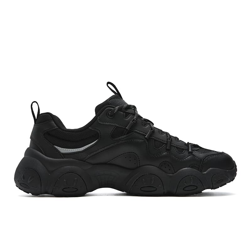 Кроссовки FILA FLUID 7 Амортизация Устойчивость к истиранию Легкий Увеличение Высоты Низкий Топ Кроссовки Мужские Черные - изображение 2