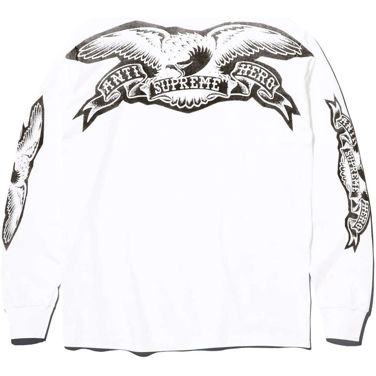 Футболка Supreme x Antihero FW25 Eagle L/S Tee - изображение 2