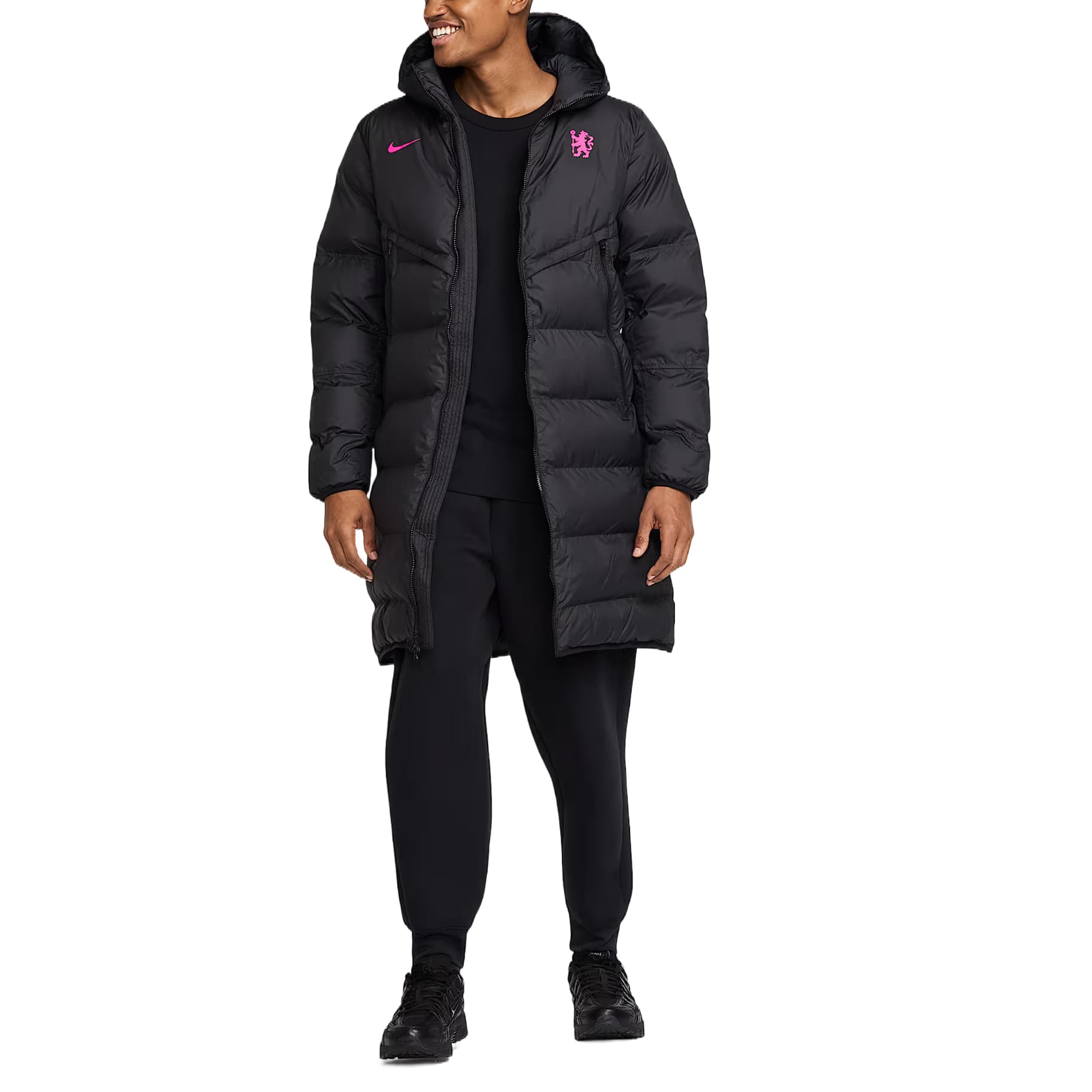 Куртка Nike WINDRUNNERPrimaLoft Челси F.С. Strike PARKA Пальто Мужское - изображение 2