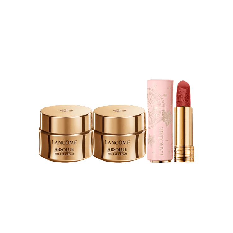 Маска для лица LANCOME Jingchun Eye Кремы Lipstick Рождественская коробка ограниченного выпуска Счастье Postmark - изображение 1