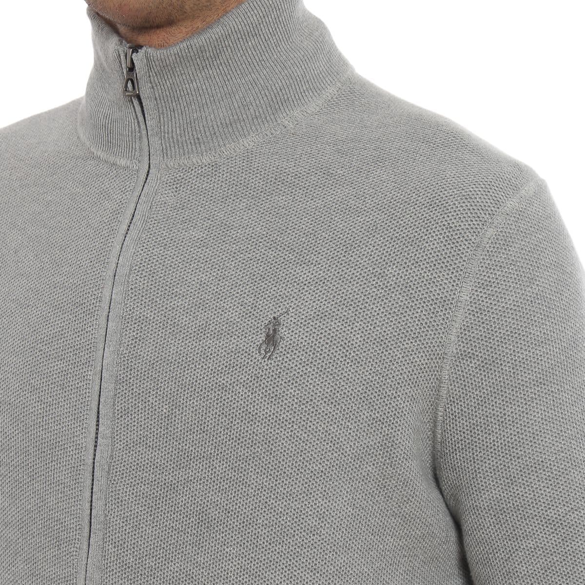 Куртка Polo Ralph Lauren SS25 Трикотаж Классическая версия Мужской Серый - изображение 4