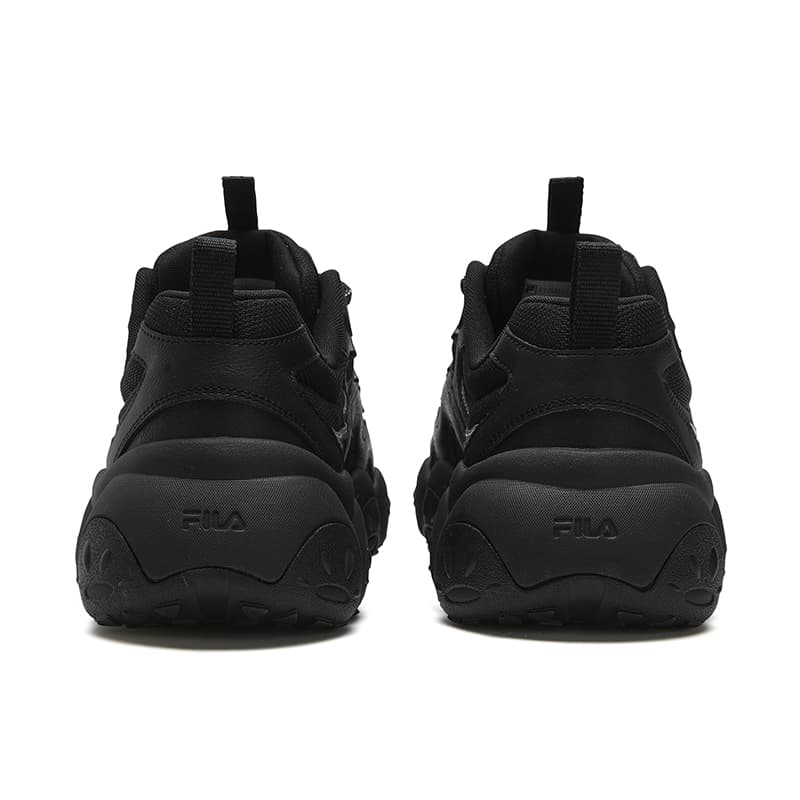 Кроссовки FILA FLUID 7 Амортизация Устойчивость к истиранию Легкий Увеличение Высоты Низкий Топ Кроссовки Мужские Черные - изображение 5