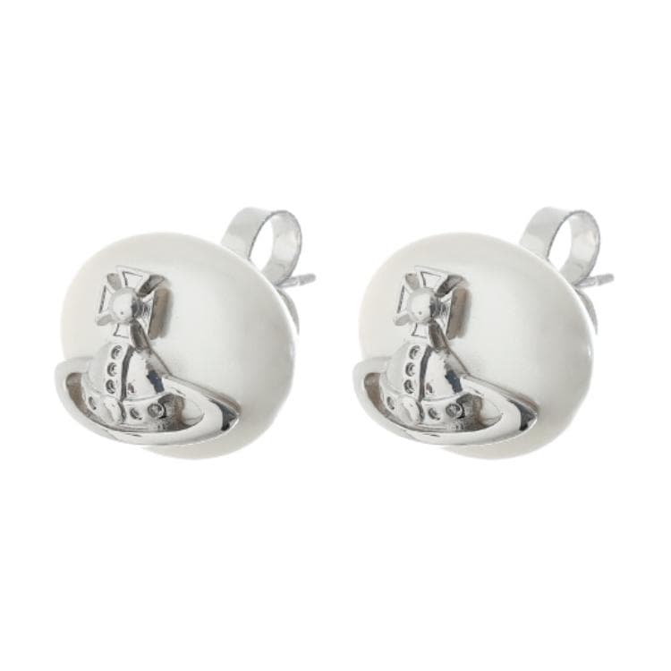 Серьги Серьги-гвоздики Vivienne Westwood унисекс серебряные - изображение 2