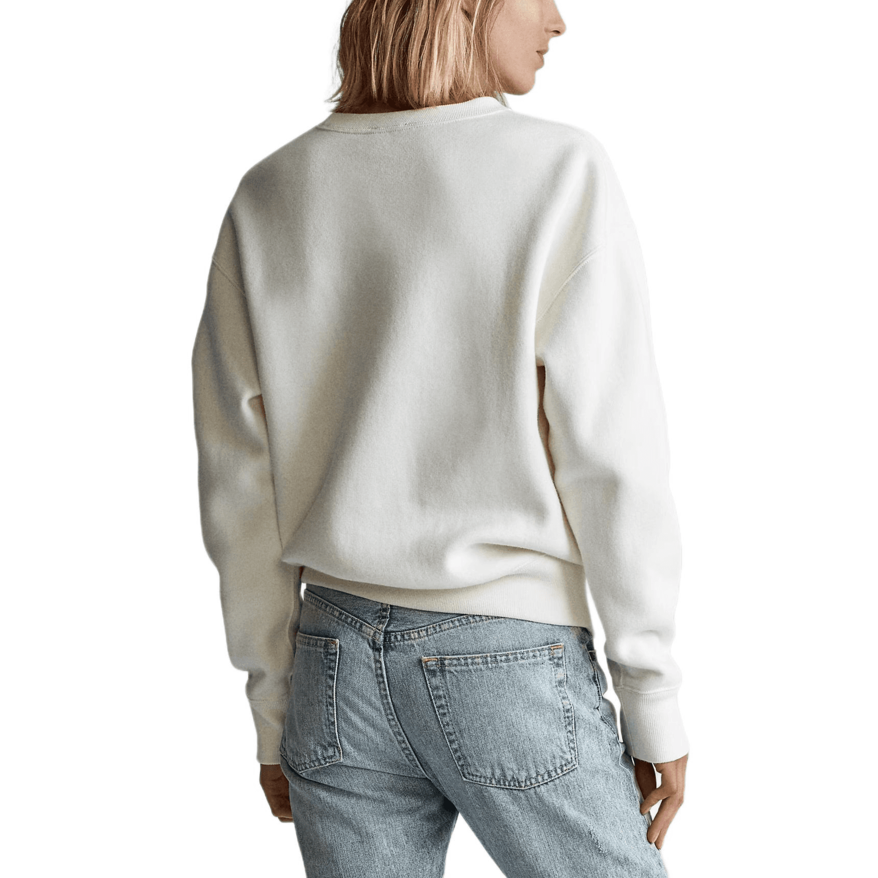 Худи Polo Ralph Lauren Толстовка Свободный покрой Женские Экрю - изображение 3