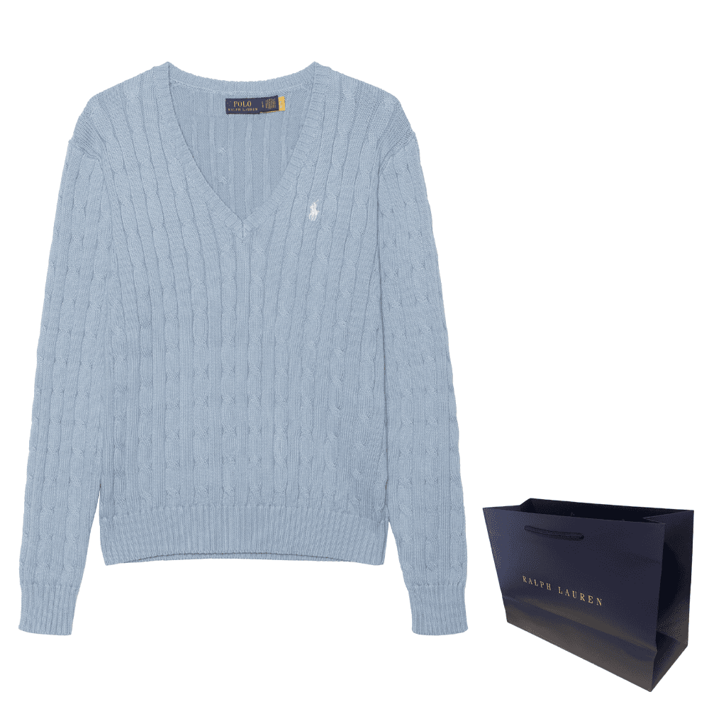 Кофта Polo Ralph Lauren FW24 Трикотаж Стандартный размер Женские Синий - изображение 6