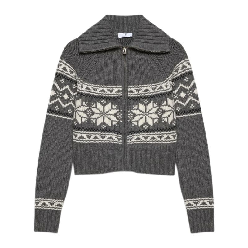 Кардиган Aritzia FW25 Атмосфера ZIP UP Свитер Женские - изображение 1