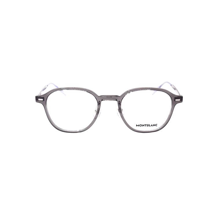 Оправа MONTBLANC Круглые Очки с диоптриями Мужские Прозрачные Темно-Серые - изображение 2